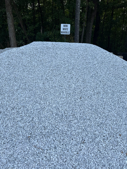 MINI WHITE MARBLE  | PER TON